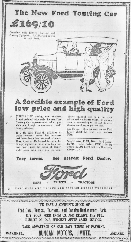 Ford Australia newspaper 8-1-26